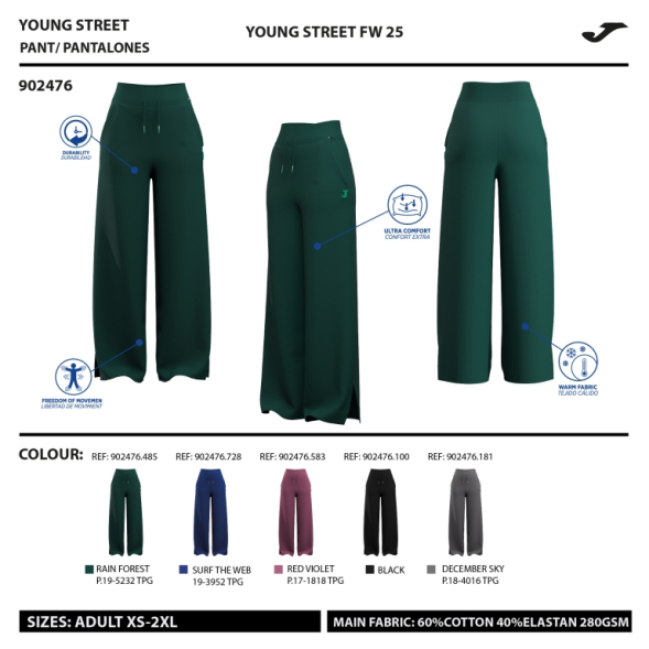 PANTALÓN LARGO U-TRIBE VERDE