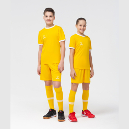 Футболка футбольная JÖGEL CAMP Origin, желтый/белый, детский