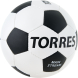 Мяч футб. TORRES Main Stream, F30185, р.5, 32 пан. ПУ, 4 под. слоя, руч. сшивка, бело-черный