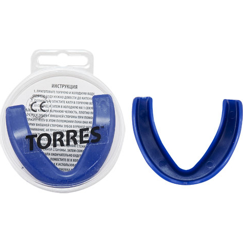 Капа боксерская TORRES PRL1023BK, CE approved, размер взрослый