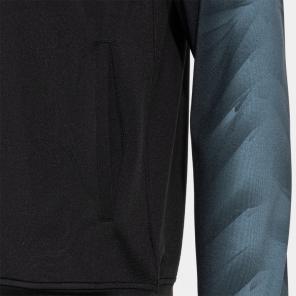 CHAQUETA CON CAPUCHA ELITE XI NEGRO ANTRACITA