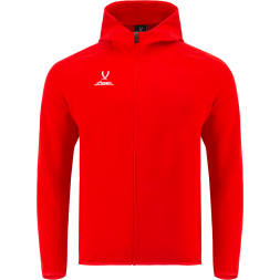 Худи на молнии JÖGEL ESSENTIAL Athlete Hooded FZ Jacket, красный