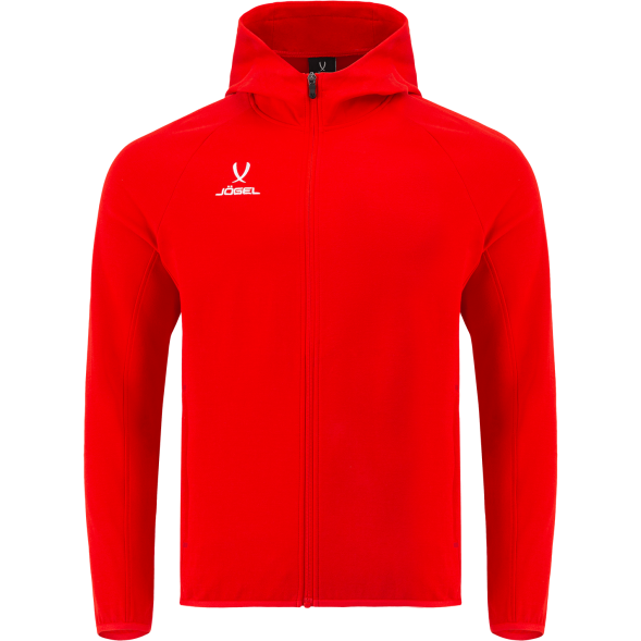 Худи на молнии JÖGEL ESSENTIAL Athlete Hooded FZ Jacket, красный