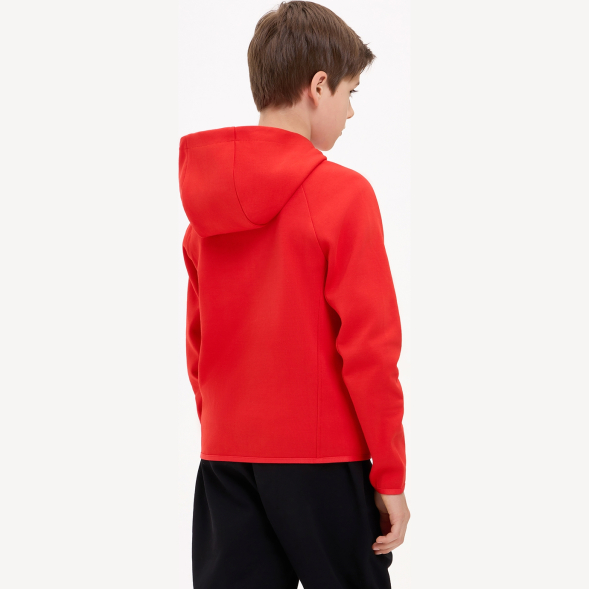 Худи на молнии JÖGEL ESSENTIAL Athlete Hooded FZ Jacket, красный