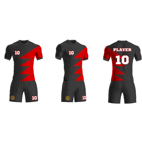 Футбольная форма ЭКИПО - Красно-черный