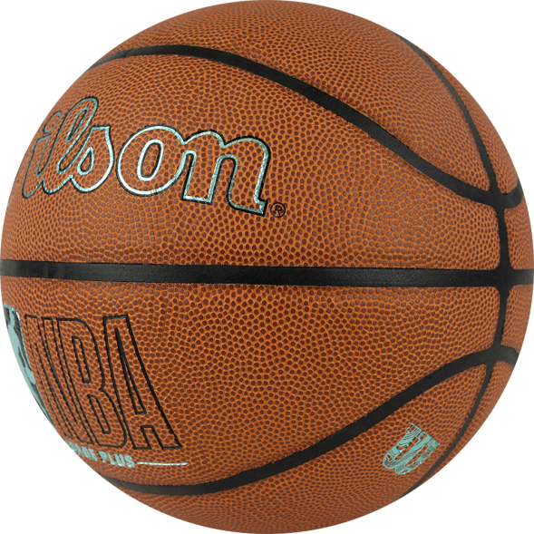 Мяч баск. WILSON NBA Forge Plus Eco BSKT, WZ2010901XB7, р.7, PU, бутиловая камера, коричневый