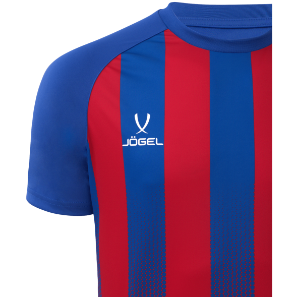 Футболка игровая JÖGEL CAMP Striped Jersey, красный/синий