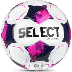 Мяч футб. SELECT Atlanta v26, 0575971011, р.5, FIFA Basic, облегч, 32п,ТПУ, гибрид.сш, бел-роз-черн.