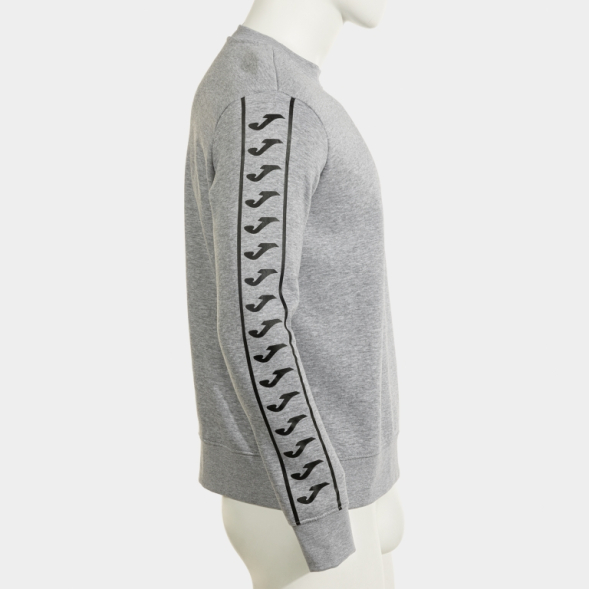 SUDADERA HEROIC GRIS NEGRO