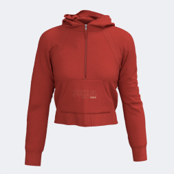 SUDADERA CON CAPUCHA MIMETIC ROJO