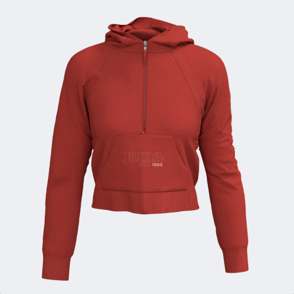 SUDADERA CON CAPUCHA MIMETIC ROJO