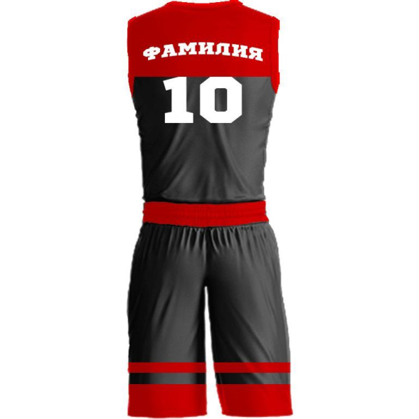 Баскетбольная форма ЭКИПО TOP Черный цвет