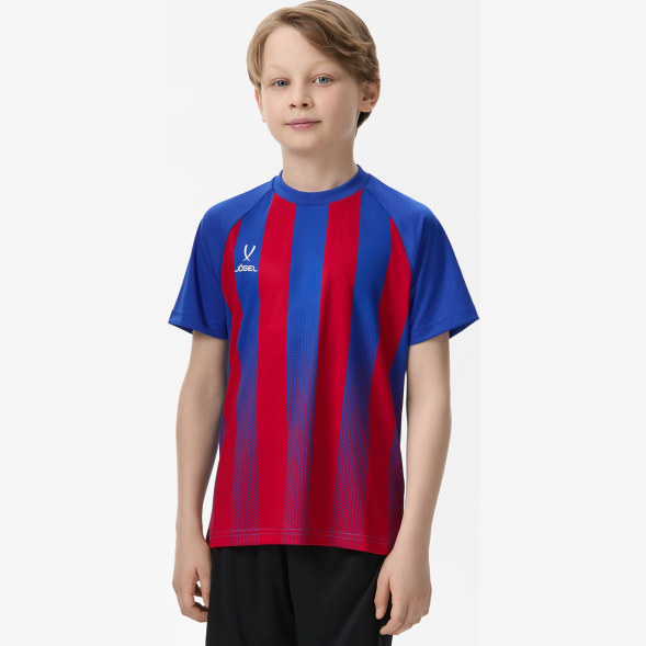 Футболка игровая JÖGEL CAMP Striped Jersey, красный/синий, детский