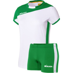 Форма волейб. жен. MIKASA MT375-03-XL, р. XL, 90% полиэстер 10% эластан, красный