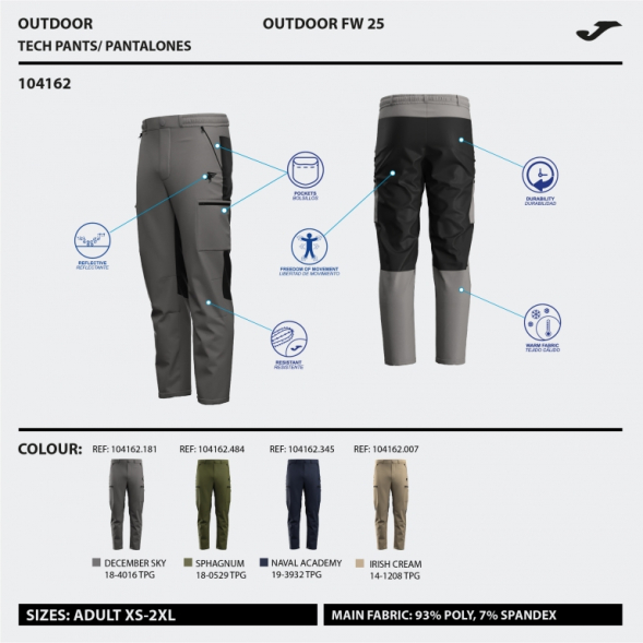 PANTALÓN LARGO EXPLORER GRIS