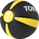 Медбол TORRES AL00221, 1кг., чёрно-желтый
