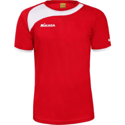 Футболка волейб. игровая муж. MIKASA MT288-01-2XL, р.2XL, 100% полиэстер, красный