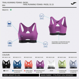 SUJETADOR DEPORTIVO R-CITY ICONIC NEGRO