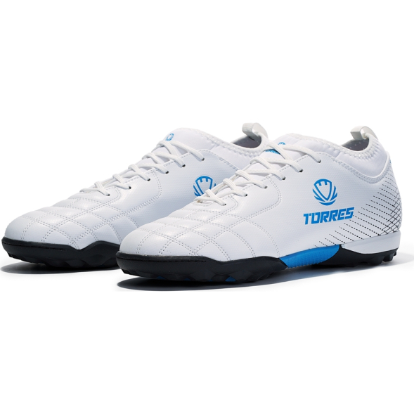 Бутсы футбольные (многошиповки) подростковые TORRES BOLA-J, TS2342310-372-37, р.37,с носком, синий