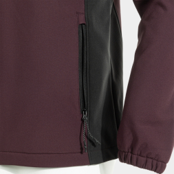 SOFT SHELL EXPLORER BURDEOS NEGRO