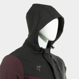 SOFT SHELL EXPLORER BURDEOS NEGRO