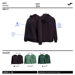 SUDADERA CON CAPUCHA BREATH AZUL