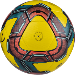 Мяч футзальный JÖGEL Inspire №4, желтый/черный/красный