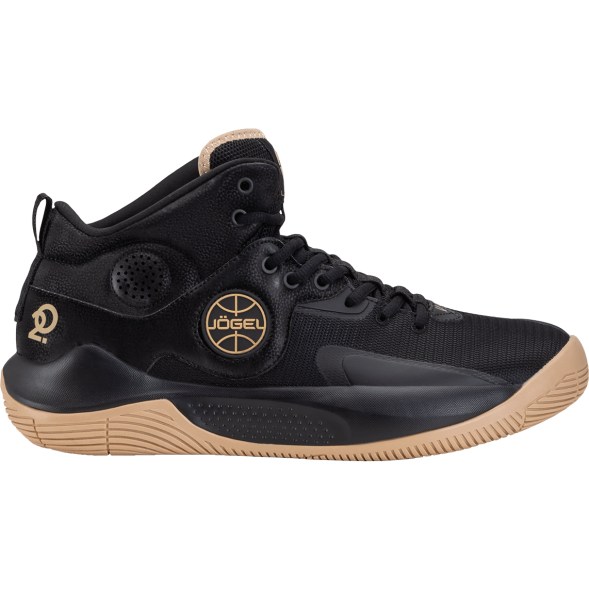 БЕЗ УПАКОВКИ Кроссовки баскетбольные JÖGEL Launch MID, Black/gold