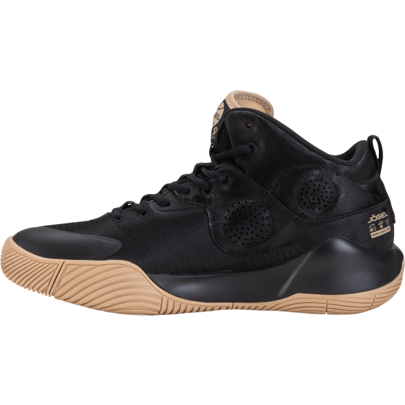 БЕЗ УПАКОВКИ Кроссовки баскетбольные JÖGEL Launch MID, Black/gold
