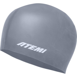 Шапочка для плавания Atemi kids silicone cap Asphalt grey, Цвет: серый, KSC1GY
