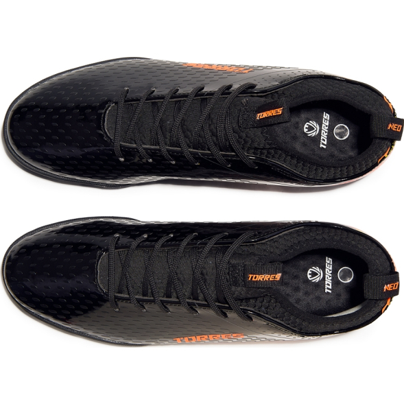 Бутсы футбольные (многошиповки) подростковые TORRES NEO-J, TS234239-751-37, р.37, с носком, голубой