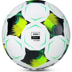 Мяч футб. SELECT Contra DB V26, 0855171012, р.5, FIFA Basic, 32 пан, ПУ, гибр.сш, бело-желто-черный