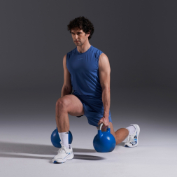 CAMISETA SIN MANGAS INDOOR GYM AZUL