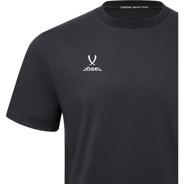 Футболка тренировочная JÖGEL DIVISION PerFormDRY Training CVC 98, темно-серый