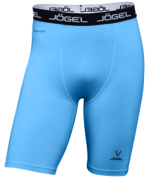Шорты компрессионные JOGEL Camp PerFormDRY Tight Short, голубой/белый