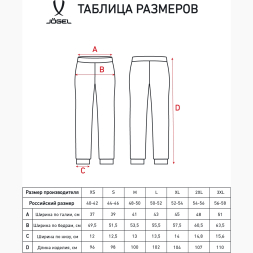 Брюки спортивные JÖGEL ESSENTIAL Terry Pants, темно-синий