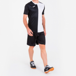 Футболка игровая JOMA с коротким рукавом CITY Черный-белый