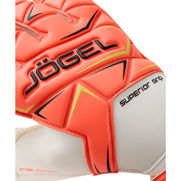 Перчатки вратарские JÖGEL Legend SL4 Roll Negative, коралловый