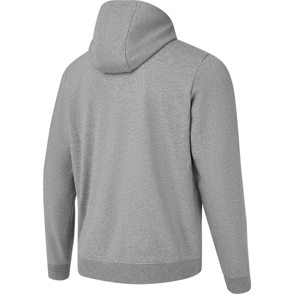 Флисовое худи на молнии JÖGEL ESSENTIAL Cotton Fleece FZ Hoodie, серый меланж