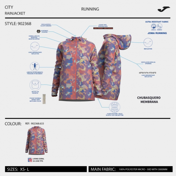 CHUBASQUERO R-CITY CORAL