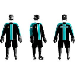 Хоккейное джерси ЭКИПО - Черно-голубой