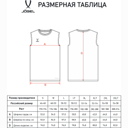 Майка тренировочная JÖGEL DIVISION PerFormDRY Training CVC 98, темно-серый