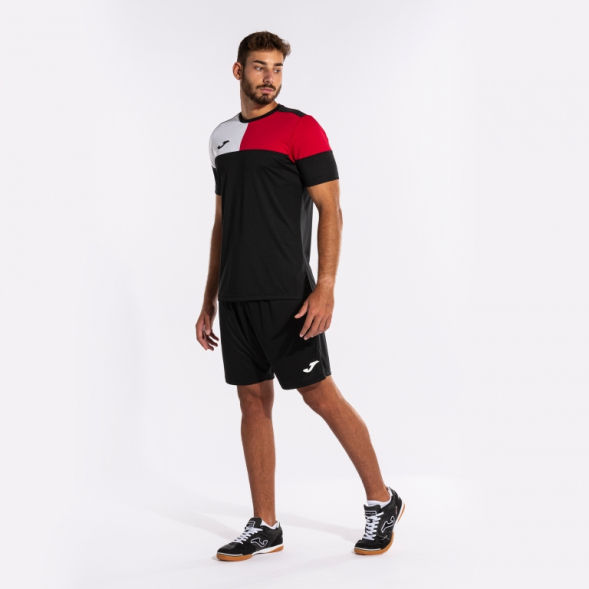 Игровая футболка JOMA CREW V NEGRO ROJO