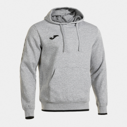 SUDADERA CON CAPUCHA OLIMPIADA GRIS MELANGE