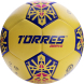 СЦ*Мяч футб. TORRES Bravo-3, F324113, р.3, ПУ, 4 сл, 32 п, гибрид.сшивка, желтый