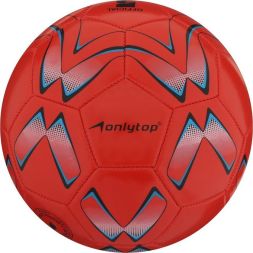 Мяч футбольный ONLYTOP, PVC, машинная сшивка, 32 панели, р. 5, цвет МИКС