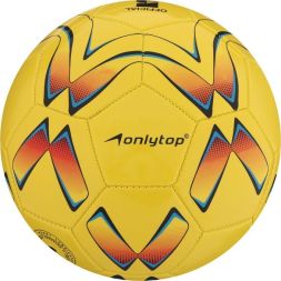 Мяч футбольный ONLYTOP, PVC, машинная сшивка, 32 панели, р. 5, цвет МИКС
