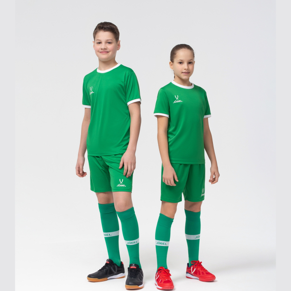 Шорты игровые JÖGEL CAMP Classic Shorts, зеленый/белый, детский