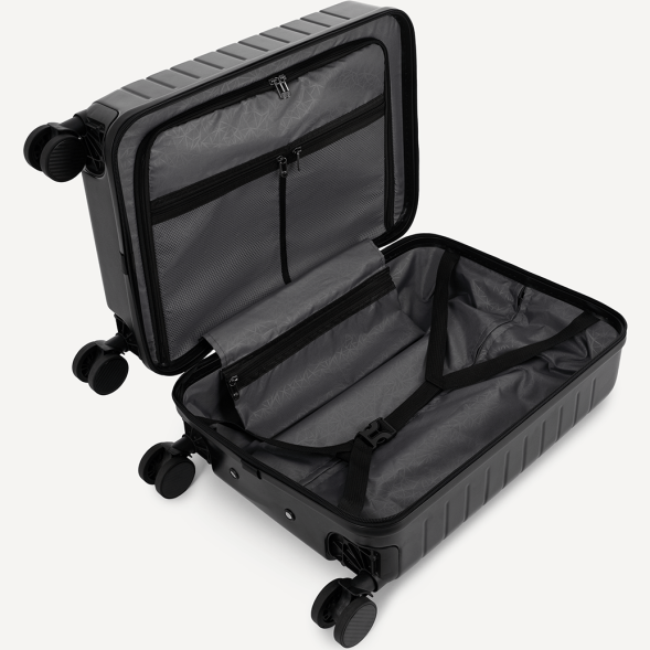 Чемодан для ручной клади JÖGEL ESSENTIAL Carry on Spinner, черный