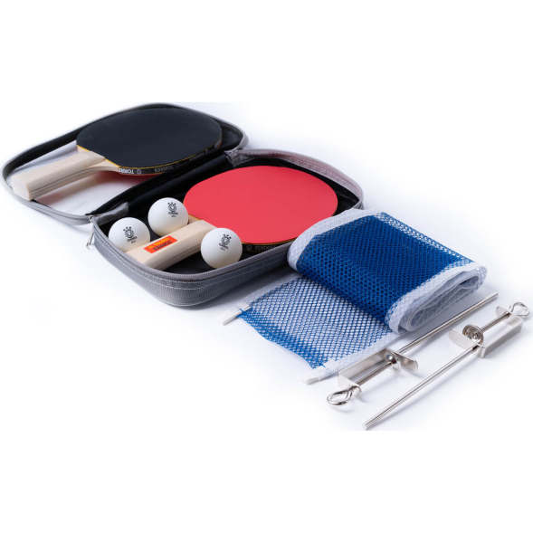 Набор для настольного тенниса TORRES Control 10 TT0010, 2 ракетки, 3 мяча, сетка, сумка-чехол